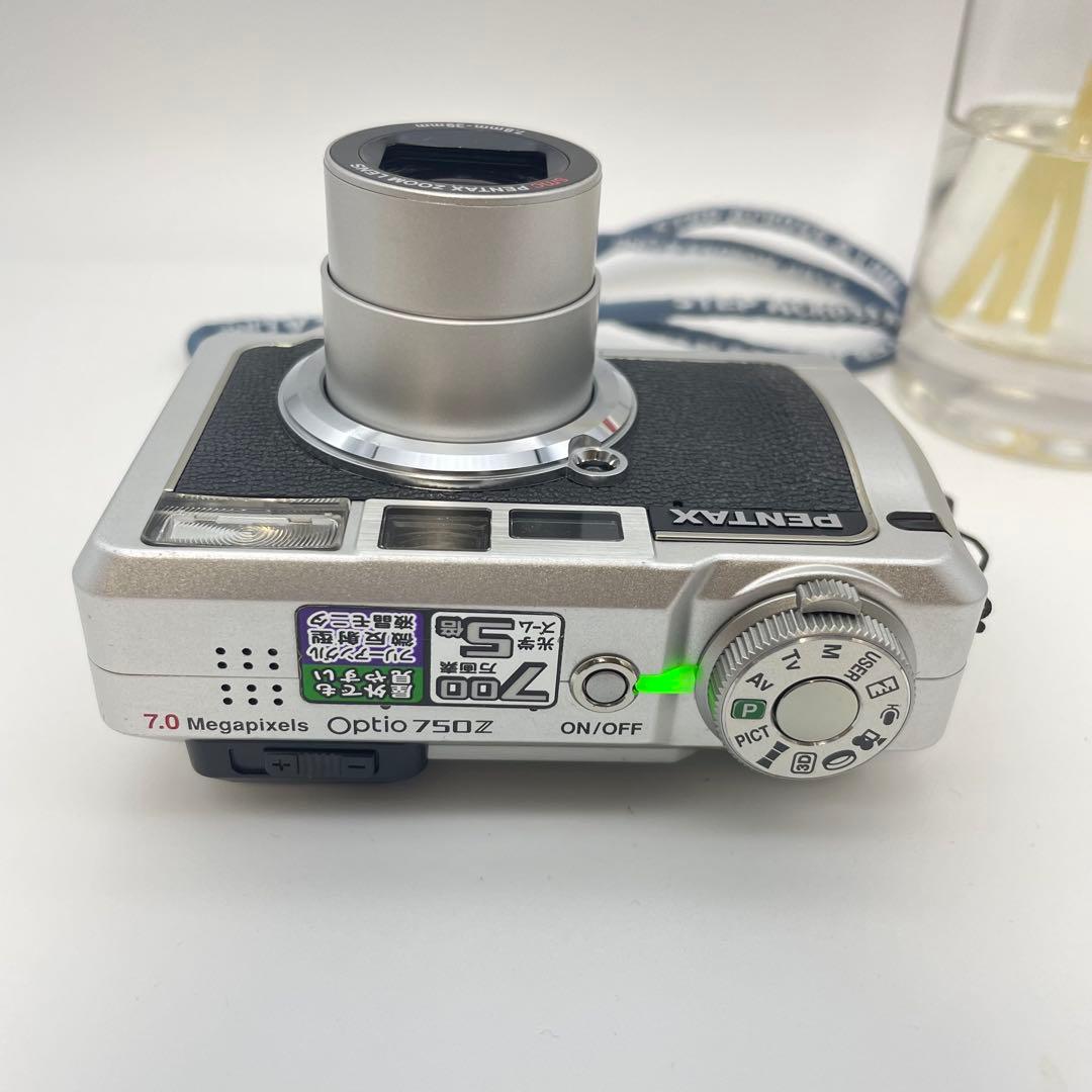 名機 美品✨PENTAX Optio 750Z✨動作確認済 スマホ転送◯ 自撮り
