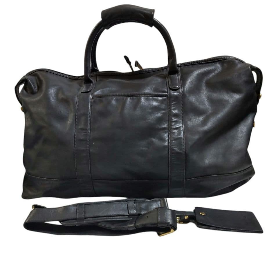 オールドコーチ ボストンバッグ オールレザー COACH ブラック