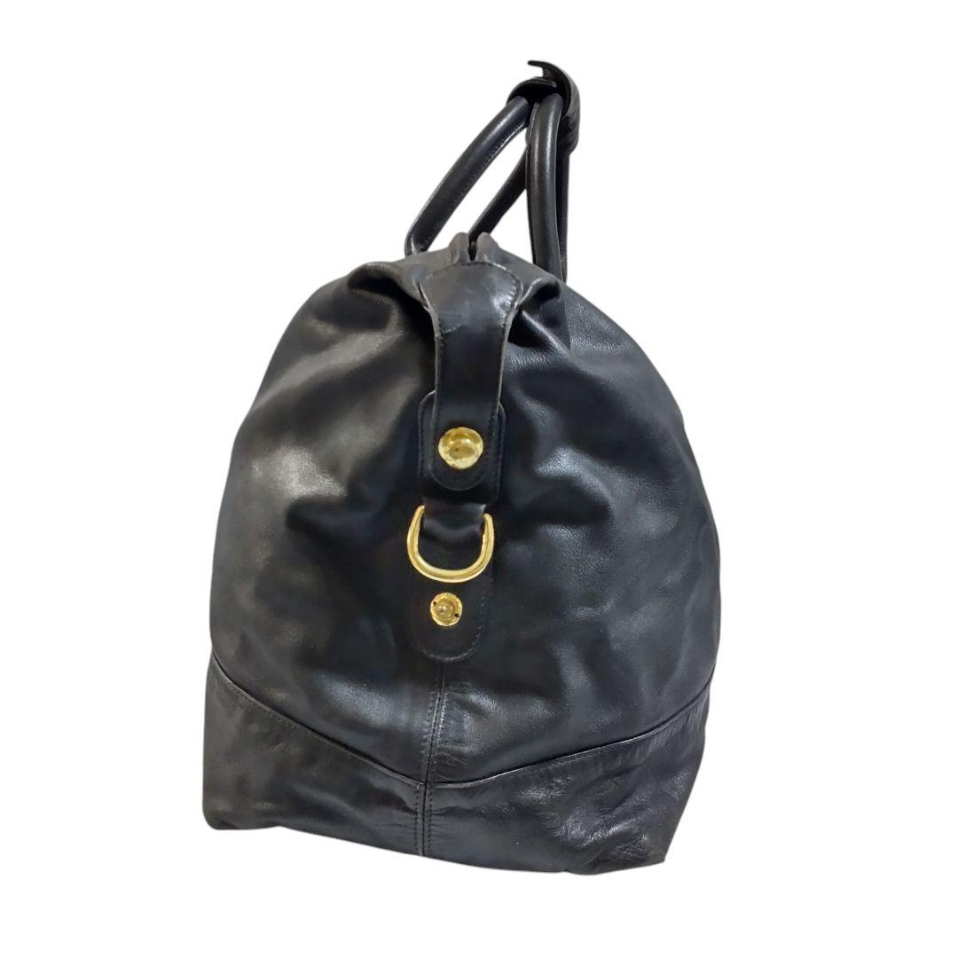 オールドコーチ ボストンバッグ オールレザー COACH ブラック