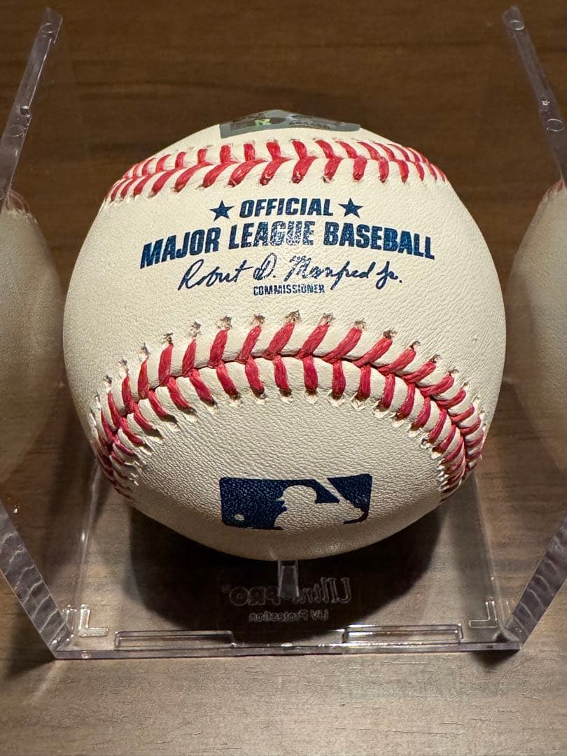 佐々木朗希　直筆サインボール　ルーキー　ケース付き