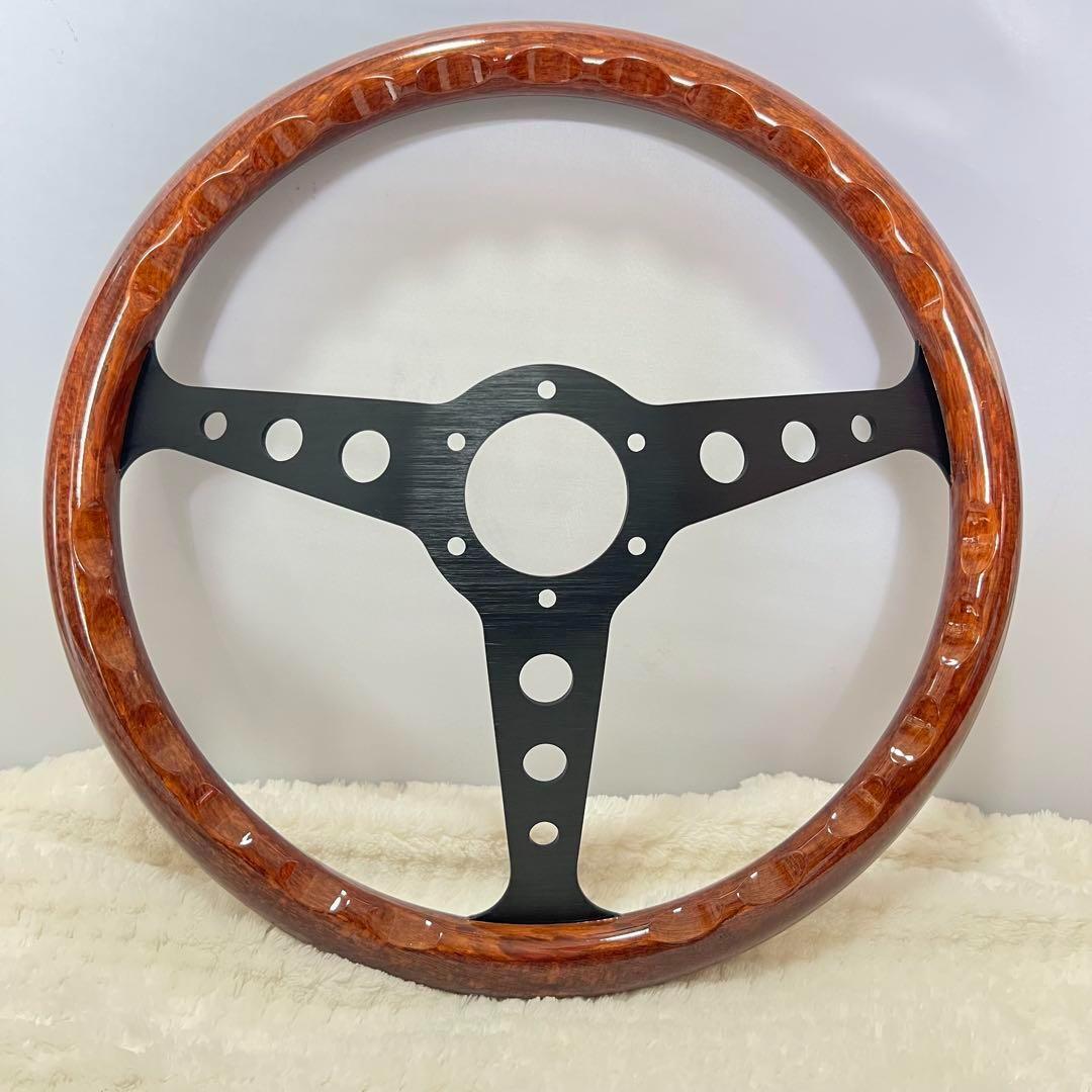 MOMO INDY ステアリング 社外 モモ 14インチ 茶色