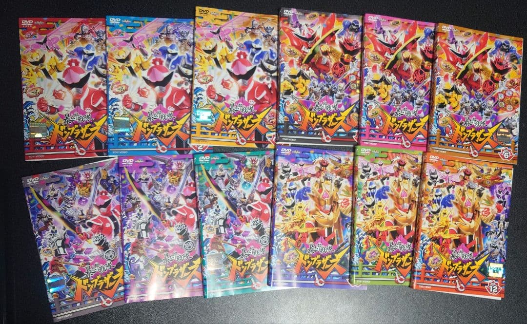 DVD　スーパー戦隊 暴太郎戦隊ドンブラザーズ　全12巻　レンタル落ち