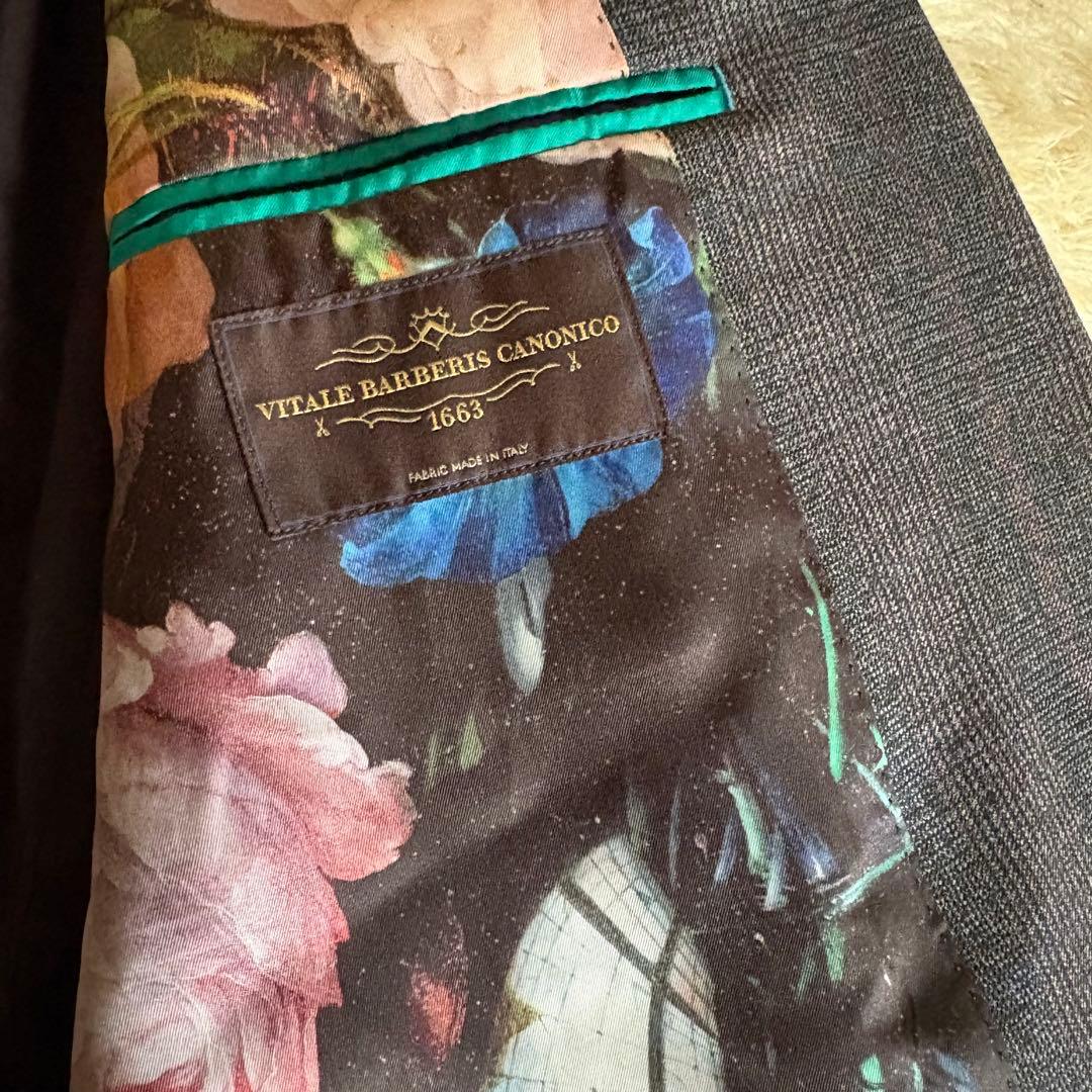 【美品】Paul Smith ポールスミス総柄 セットアップ カノニコ生地