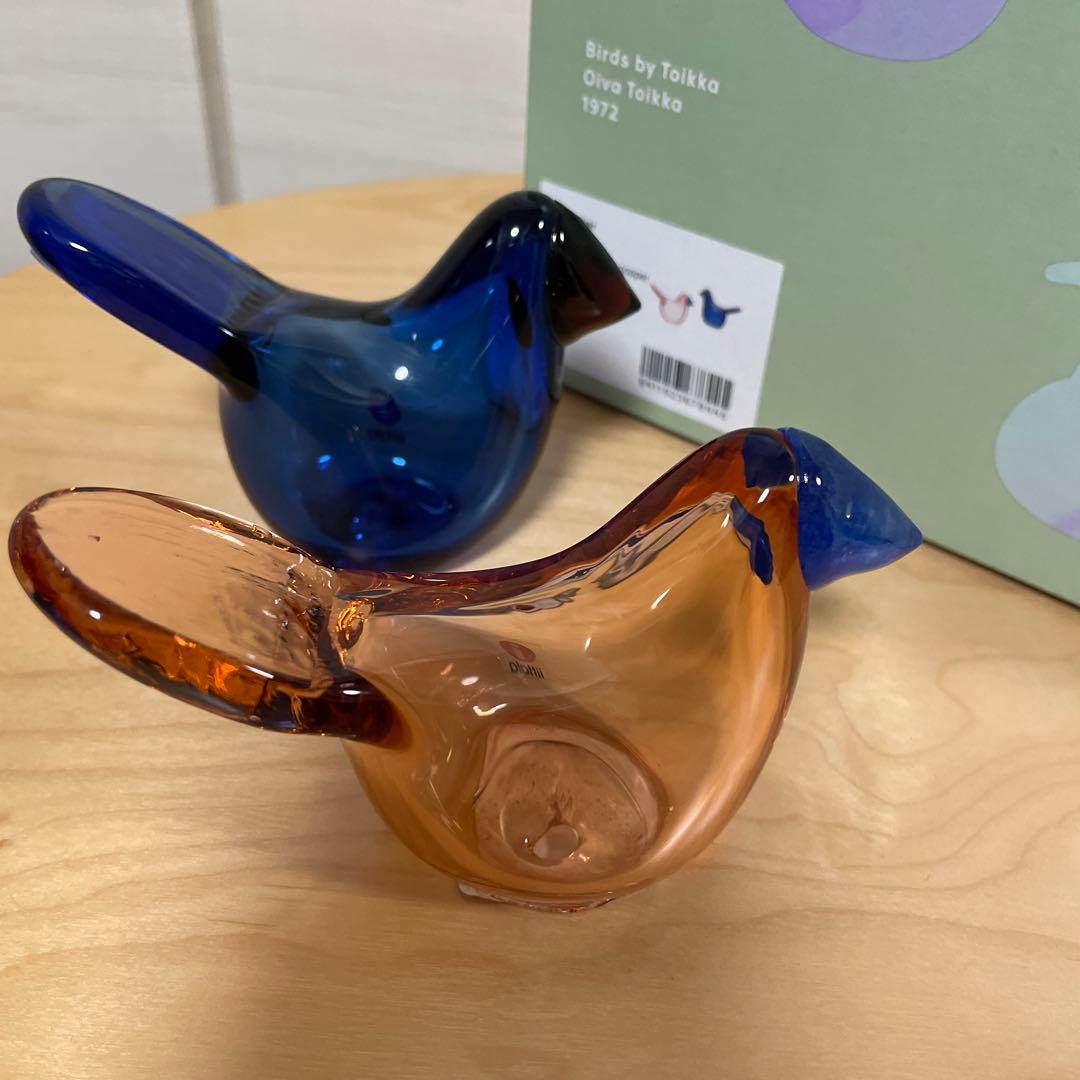 イッタラバード バイ トイッカ シエッポ サーモンピンク&ウルトラマリンブルー