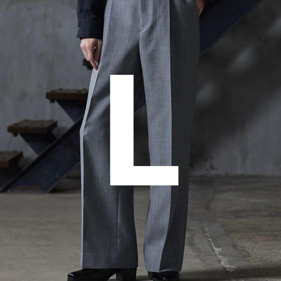 【CLEL core.】スーパー100s 尾州ウールスラックス　Lサイズ