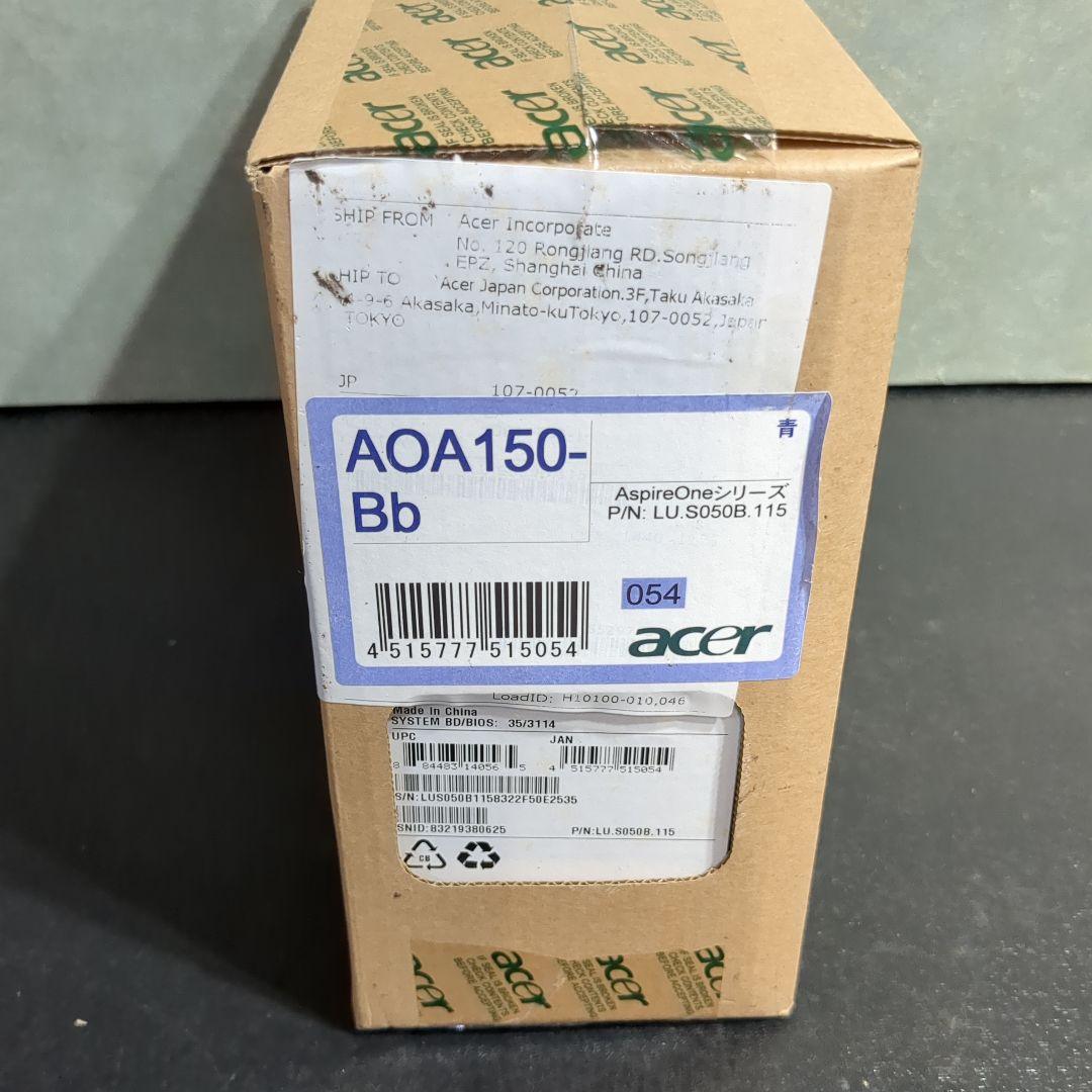 (s)新品　acer ミニノートPC Aspire one AOA150-Bb