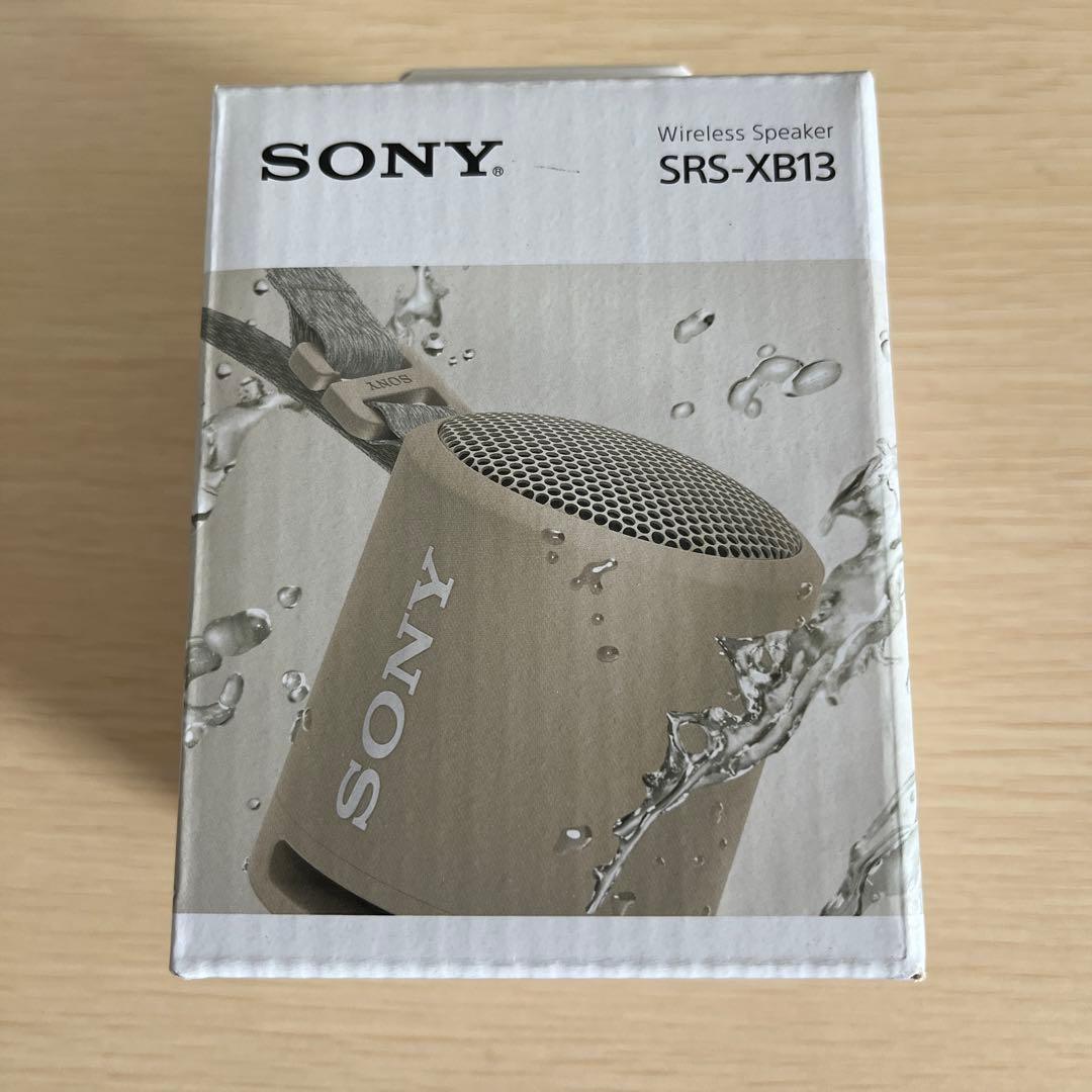 新品未開封　SONY SRS-XB13 CC ベージュワイヤレススピーカー