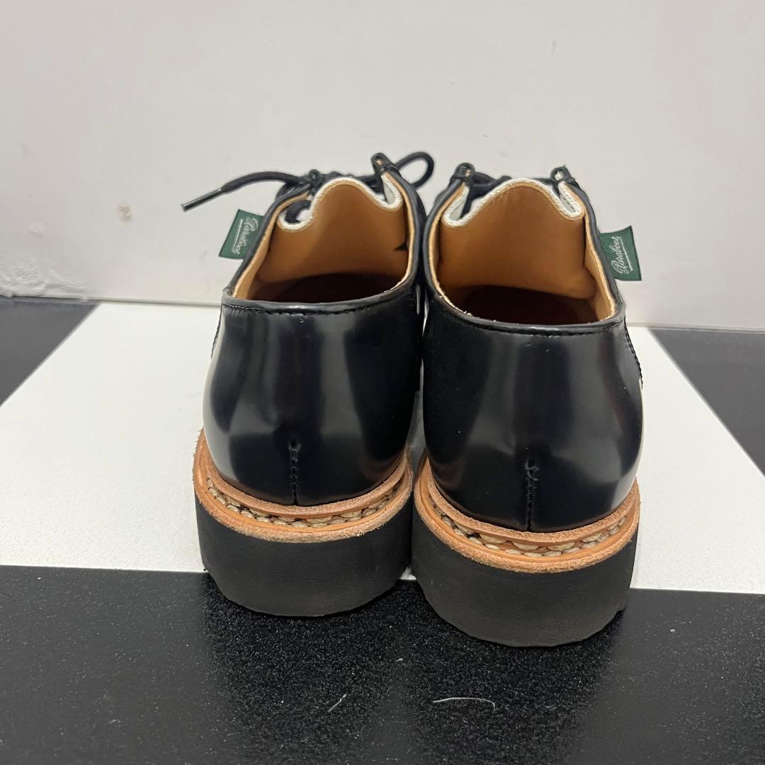 美品　Paraboot michael 別注　パラブーツ ミカエル　黒白　レザー