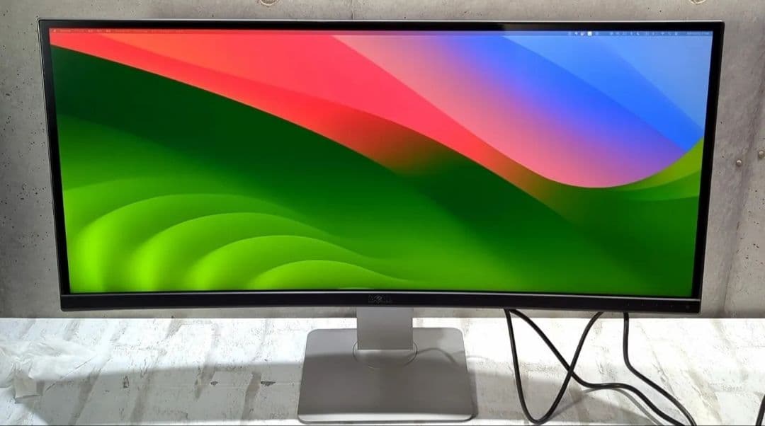 [美品] Dell デル 曲面 モニター 34インチ U3415W IPS