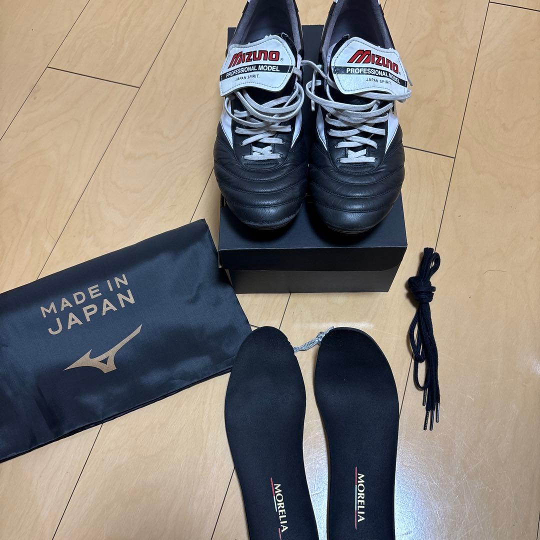 ミズノ　モレリア2ジャパン　黒　26.5センチ