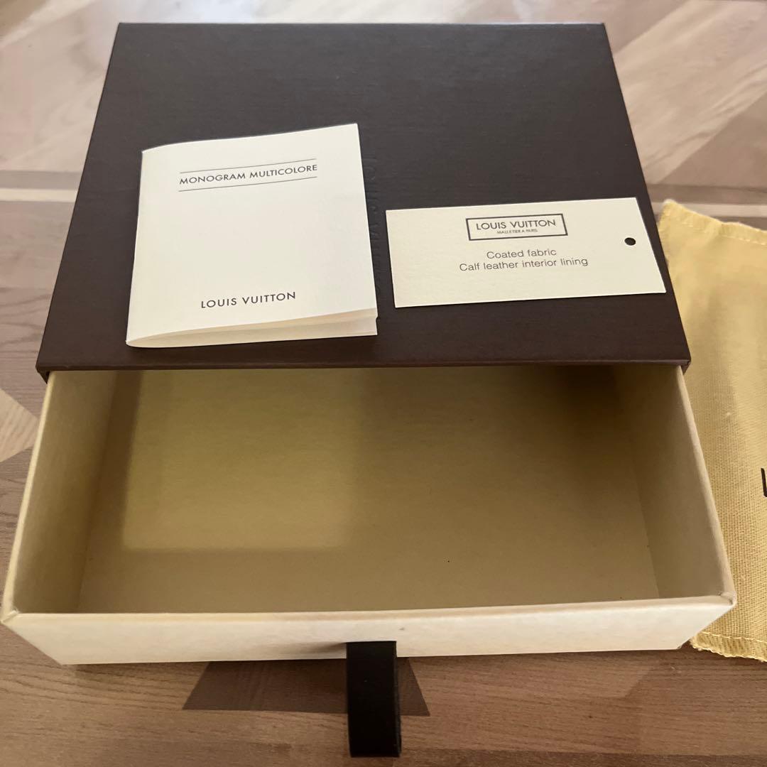 激レア ルイヴィトン モノグラムマルチカラー ノワール ポルトモネコージー 財布