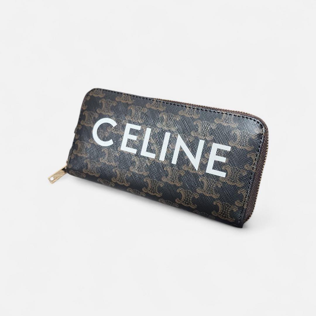ユ*ミ様 CELINE　長財布　ラウンドジップ　トリオンフ　ノベルティ