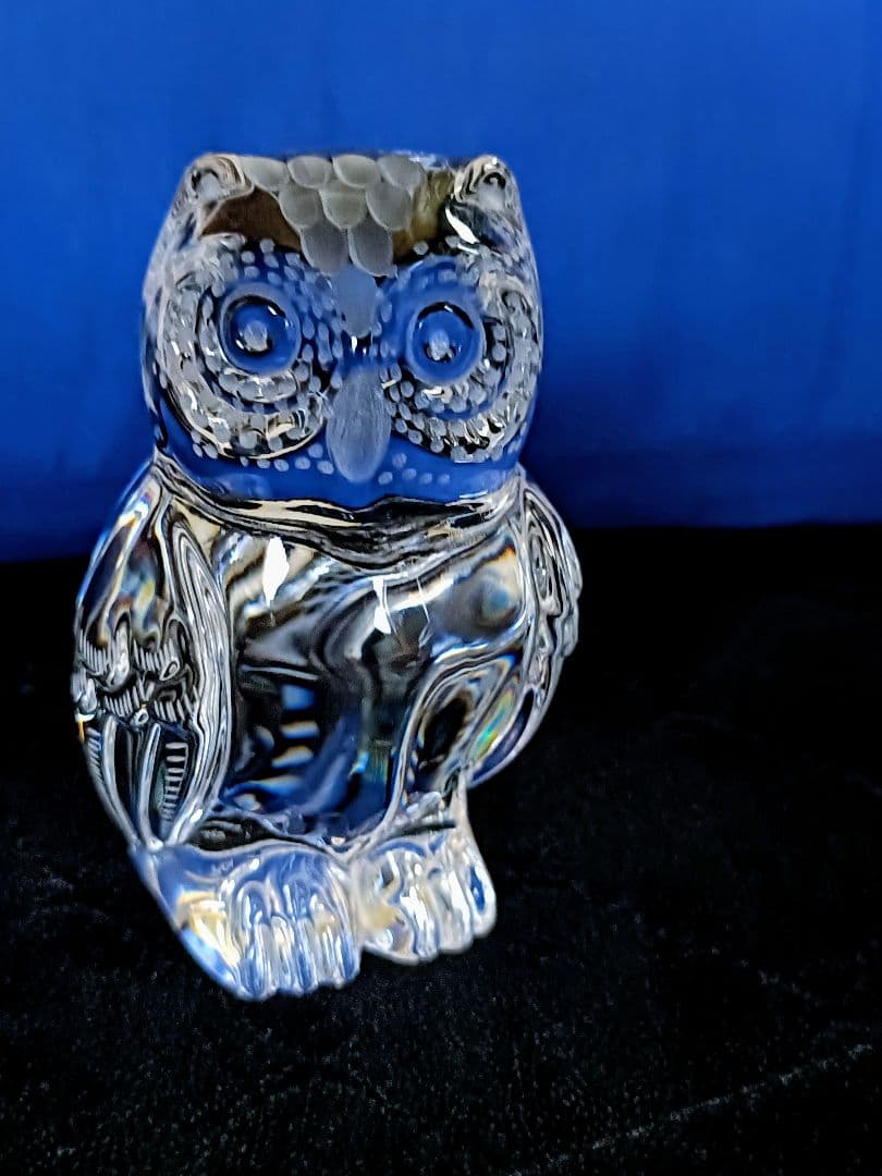 [希少品]マイセン クリスタル フクロウ 置物