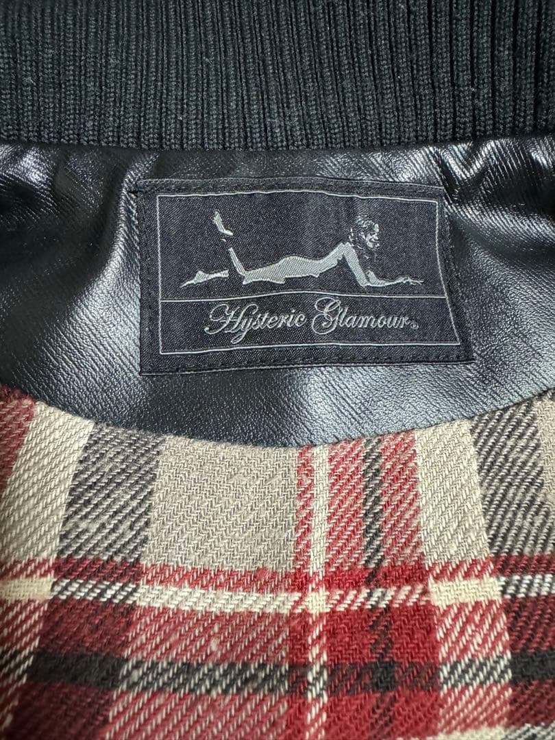 ヒステリックグララマー　珍品　レザージャケット　革ジャン