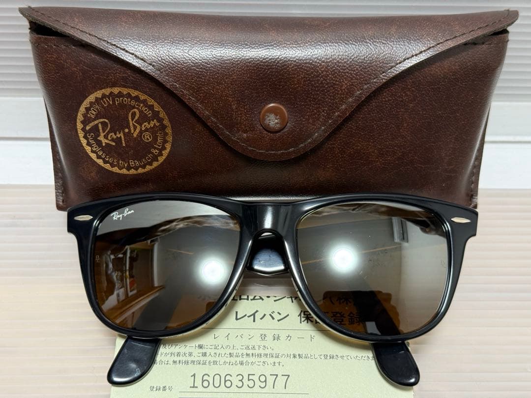 B&L RAY BAN WAYFARER 2 B-15TGM レイバン USA