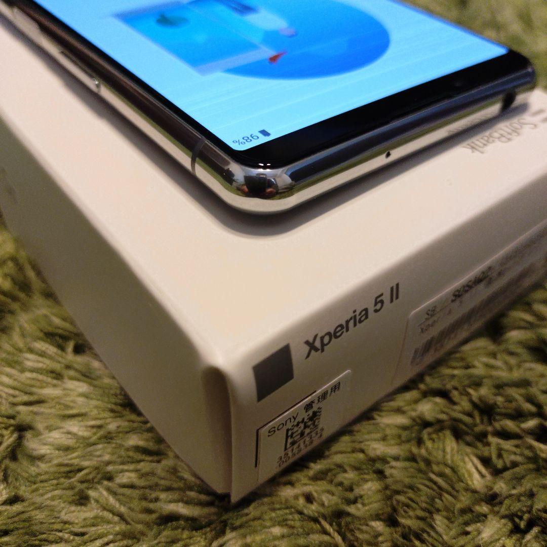 動作確認済み【横線あり】Xperia 5II SIMフリー Softbank