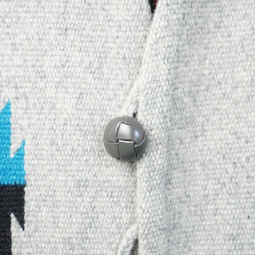 オルテガ チマヨ ベスト ウール グレー スクエア 36