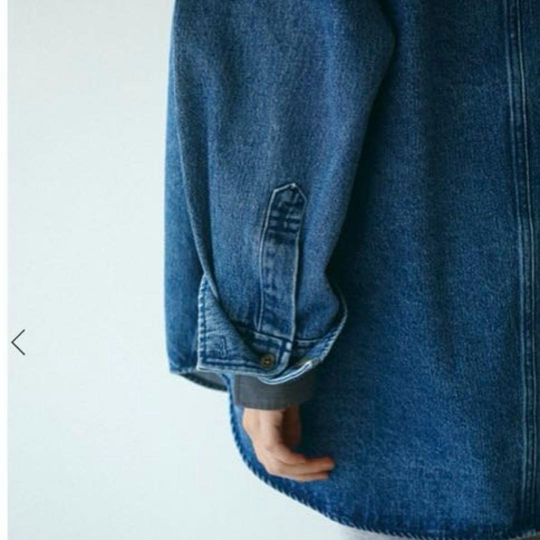 新品未開封タグ付EDWIN×ETRE TOKYOデニムシャツジャケットBLUE