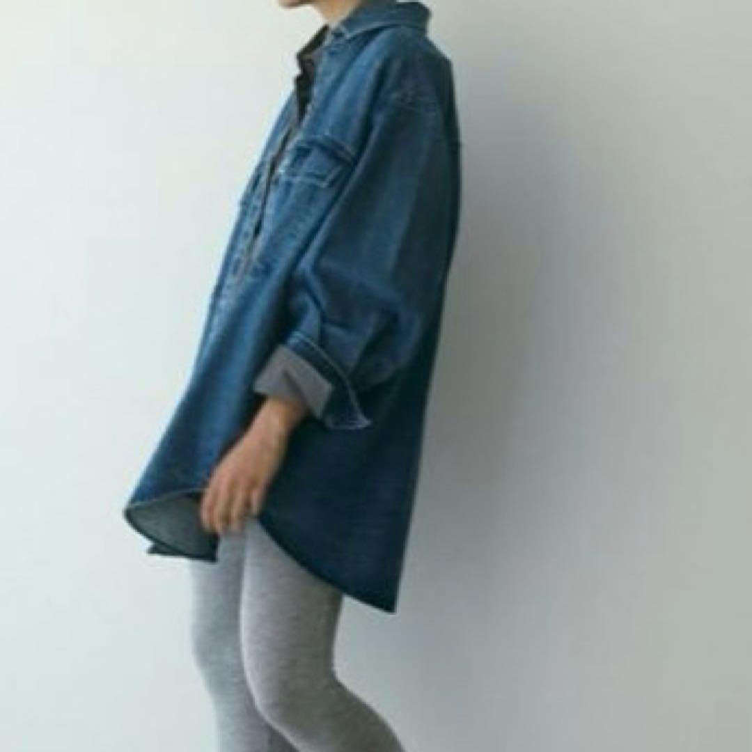 新品未開封タグ付EDWIN×ETRE TOKYOデニムシャツジャケットBLUE