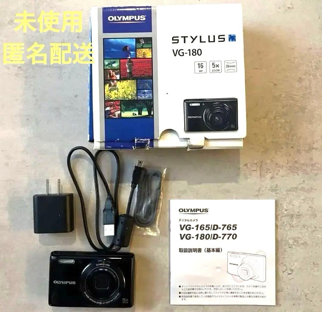 【OLYMPUS STYLUS VG-180 Black】 オリンパス　デジカメ