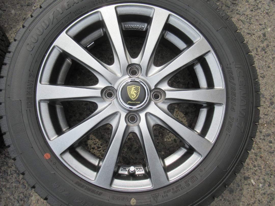 スタッドレス☆155/65R14 タント ムーブ アルト ワゴンR等 手渡OK☆