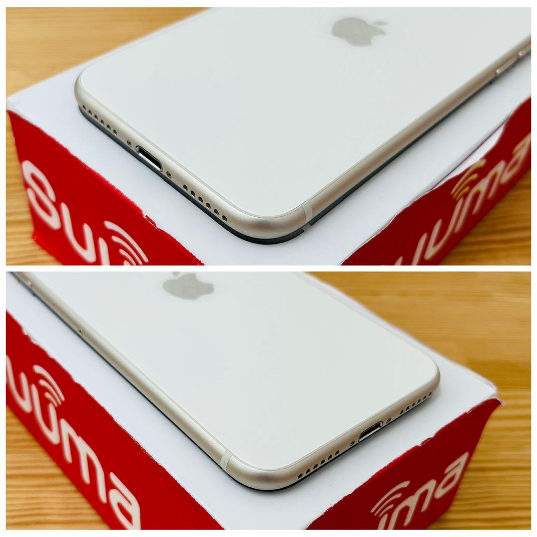 A 100% iPhone SE3 64 GB SIMフリー ホワイト 本体