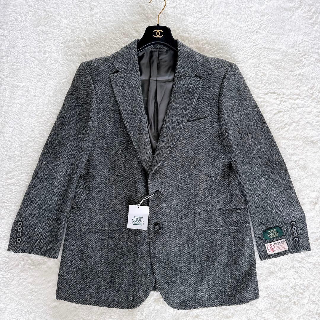 新品タグ付き✨【NEWYORKER】ジャケット ウール グレー AB5サイズ