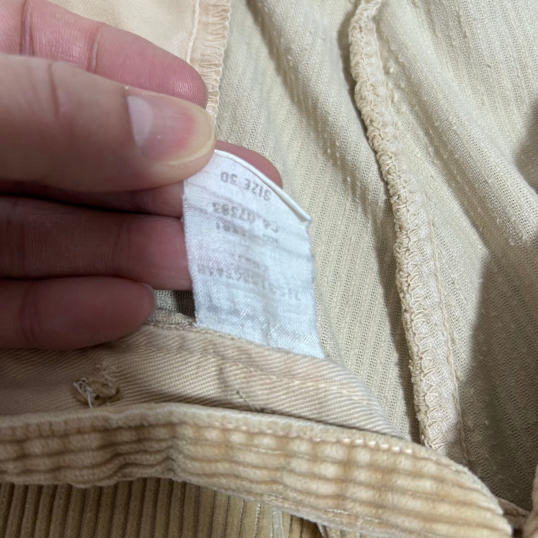 希少　三つ星タグ　RRL コーデュロイハーフパンツ