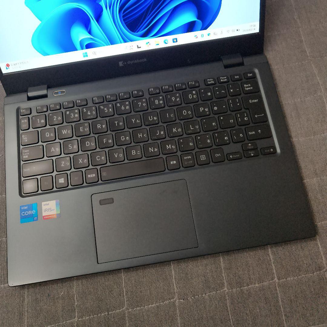 タッチ 爆速 Dynabook 超軽量 11世代i7 16GB 512GB 7
