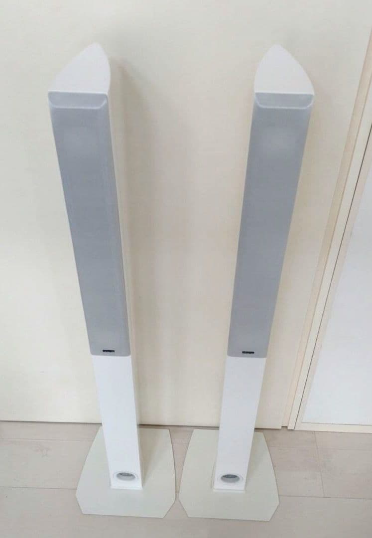 美品 デノン DENON SC-T7L2 ホワイト スピーカー