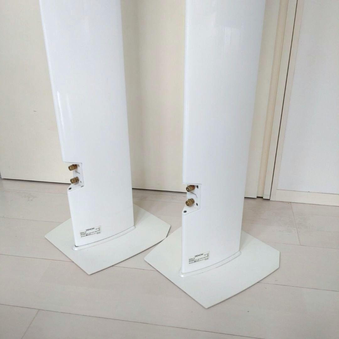 美品 デノン DENON SC-T7L2 ホワイト スピーカー