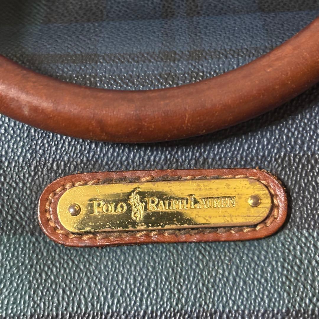 【人気】ポロラルフローレン　ブラックウォッチ　大容量　ボストンバッグ