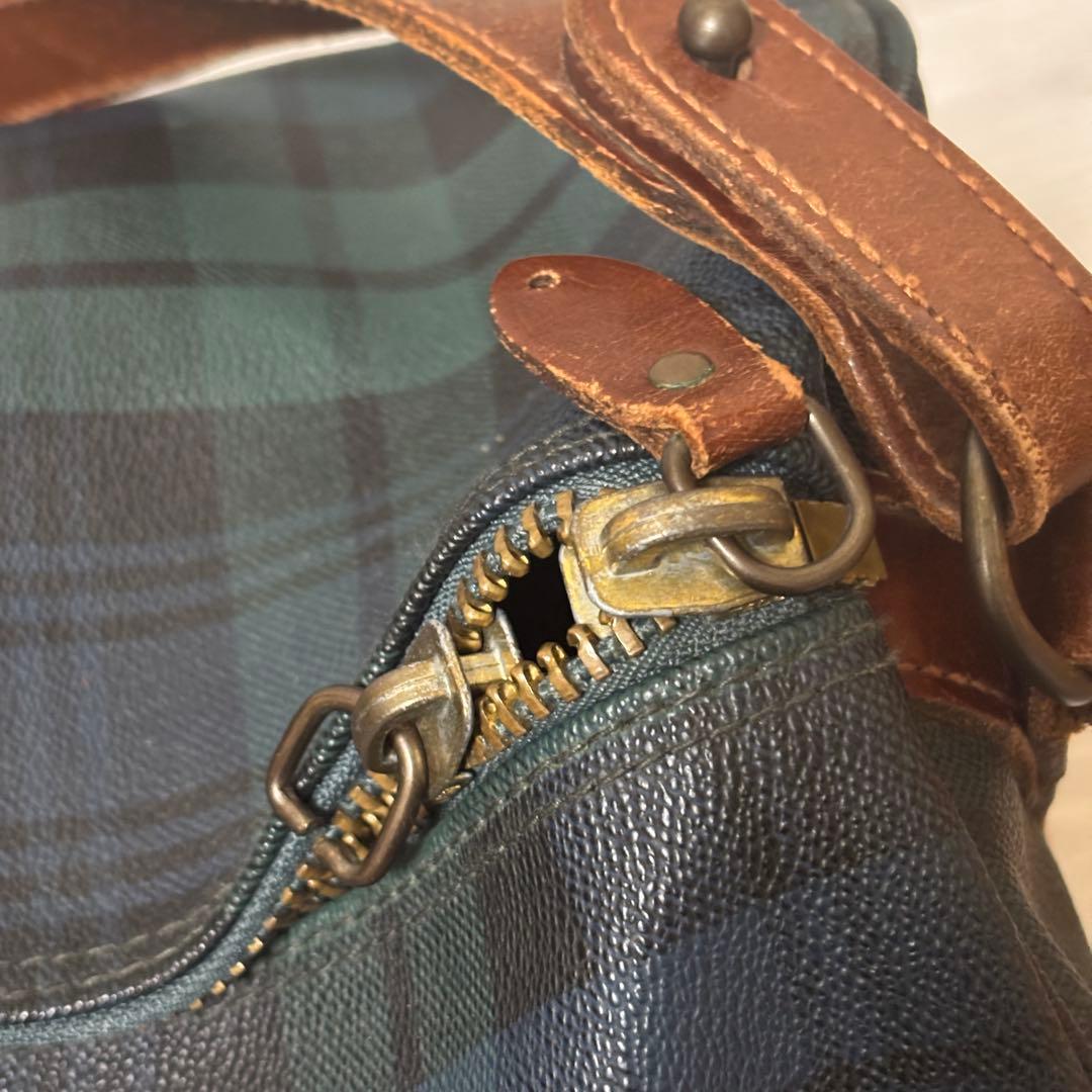 【人気】ポロラルフローレン　ブラックウォッチ　大容量　ボストンバッグ