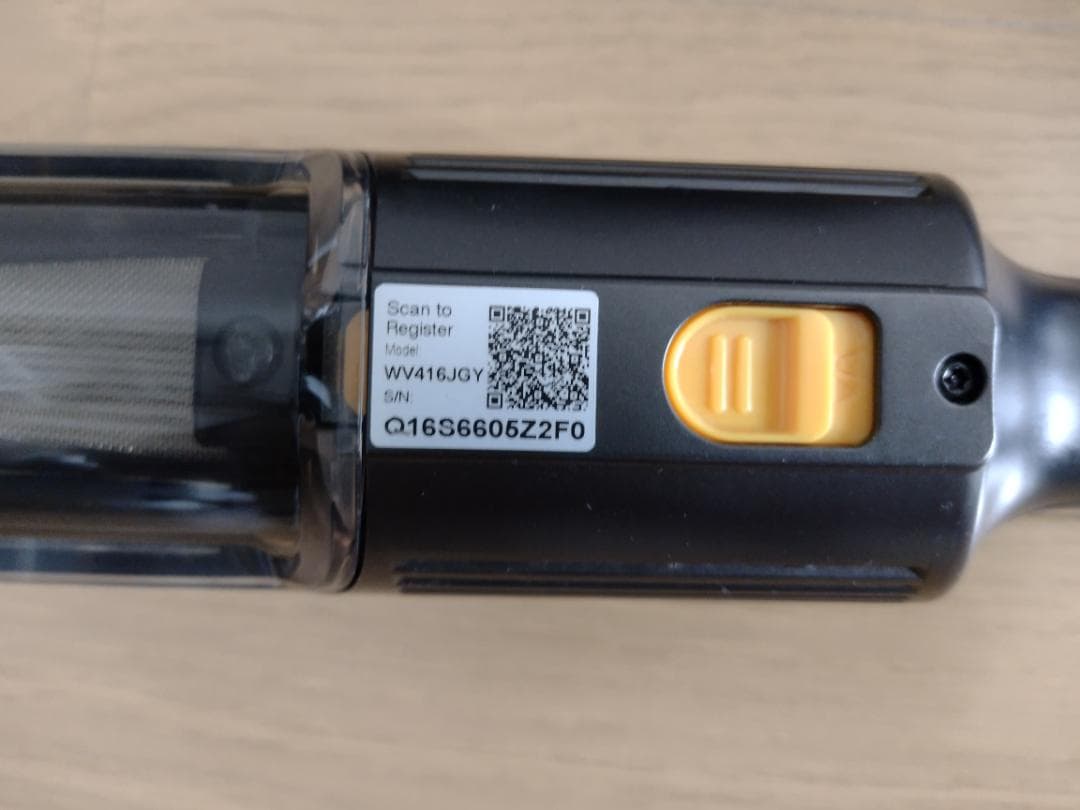 シャーク★ハンディクリーナー★WV416JGY★バッテリー新品と同等1