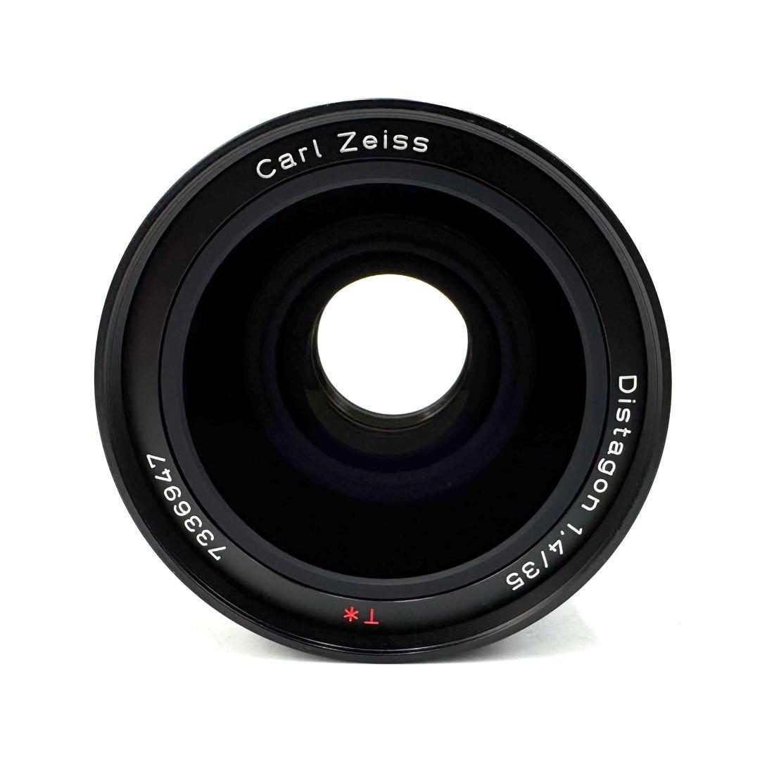 完動品 CONTAX Distagon T* 35mm F1.４ MMJ 単焦点