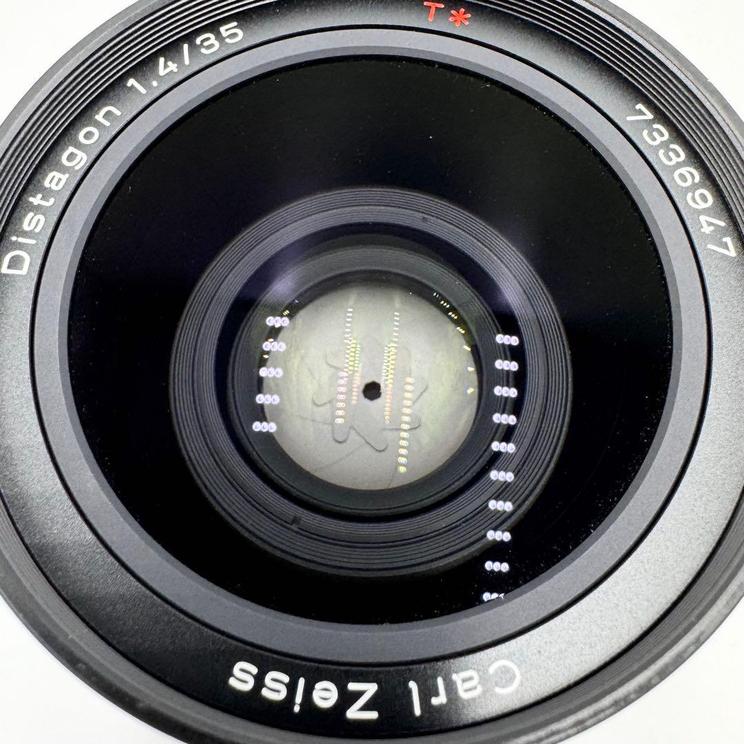 完動品 CONTAX Distagon T* 35mm F1.４ MMJ 単焦点