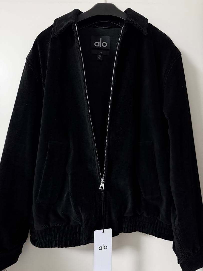 新品ALO Micro Corduroy オン デューティ ジャケット　ブラック