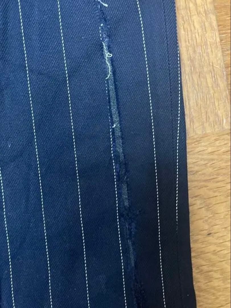 50's vintage スラックス　レーヨンギャバジン ストライプ　　希少