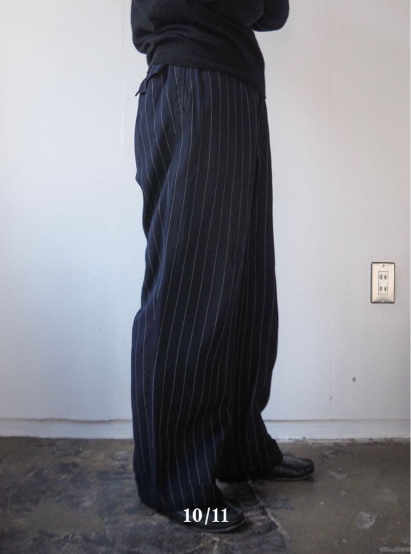 50's vintage スラックス　レーヨンギャバジン ストライプ　　希少