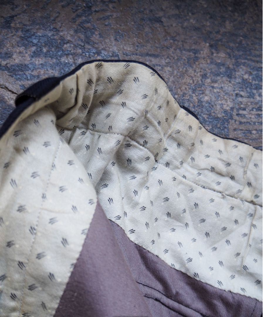 50's vintage スラックス　レーヨンギャバジン ストライプ　　希少