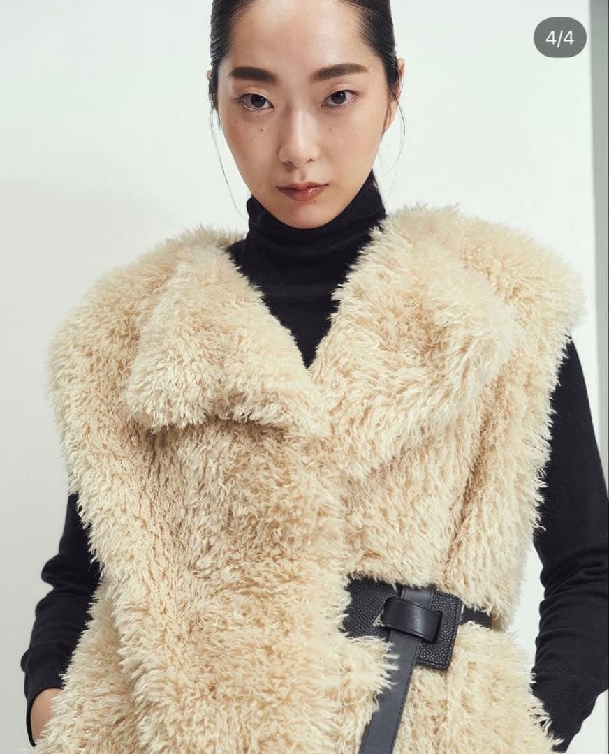 THINK FUR シンクファー ファーベスト　ファーコート エコファーＳ