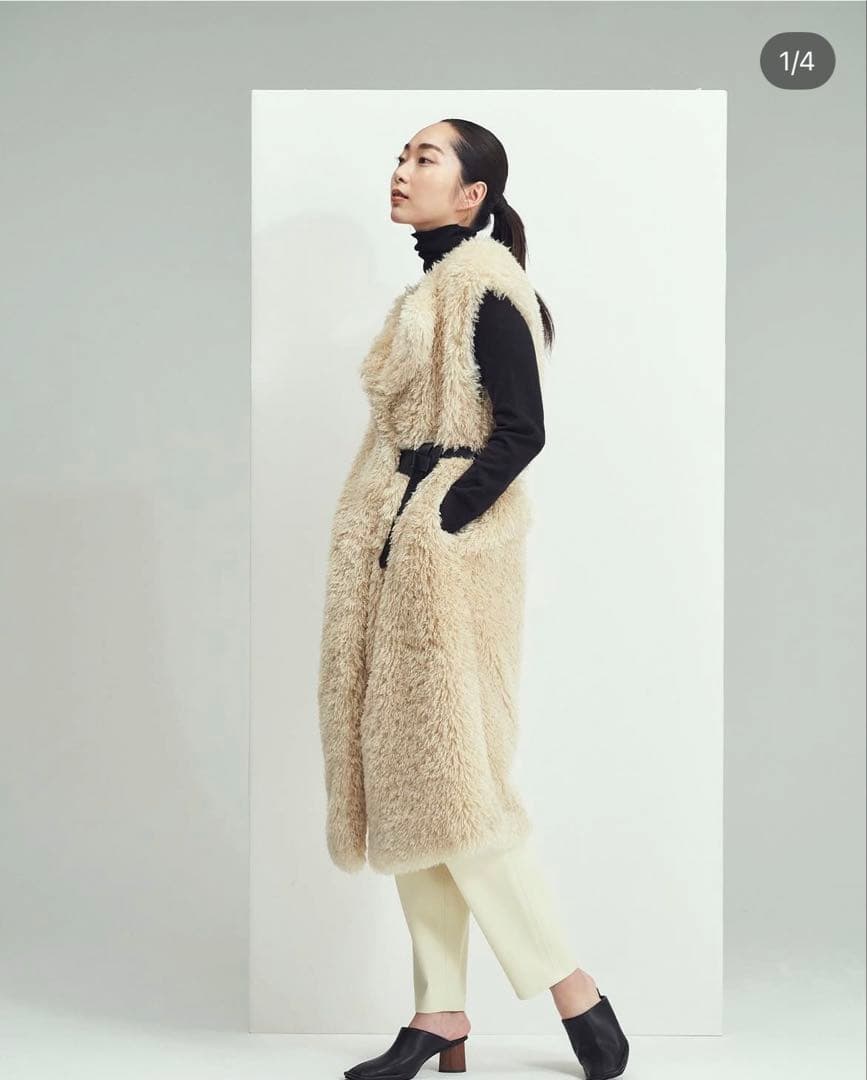 THINK FUR シンクファー ファーベスト　ファーコート エコファーＳ