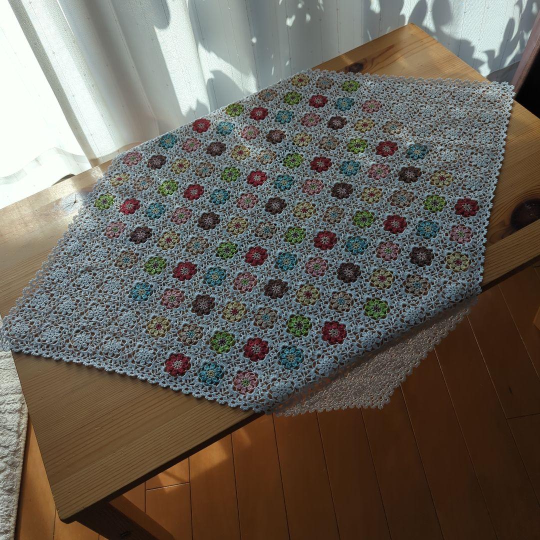 がちさま専用　マルチカバー　レース編み