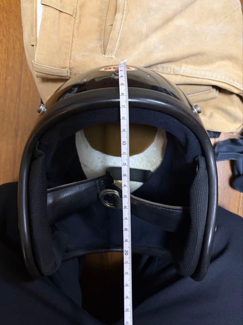 BELL R-T 黒 ジェットヘルメット Mサイズ　ヴィンテージ