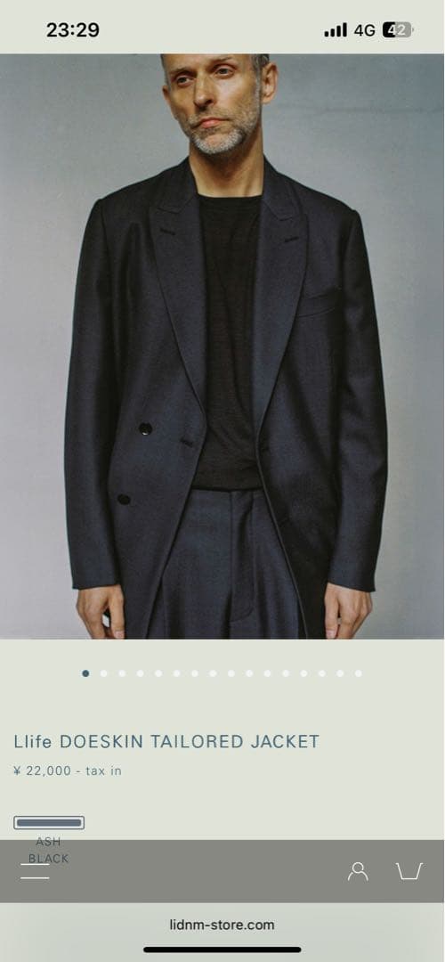 スーツ Llife DOESKIN TAILORED JACKET PANTS