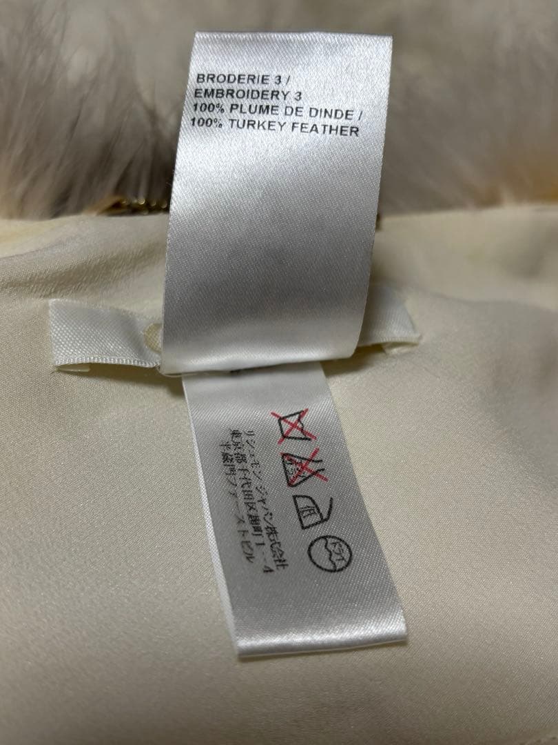 Chloé クロエ フランス製 ターキーフェザー ジャケット シルク100%