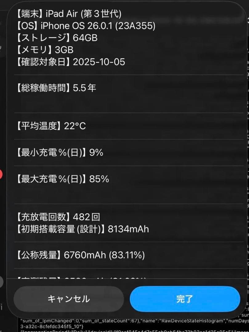 iPad Air 第3世代　64GB 中古 Wi-Fiモデル