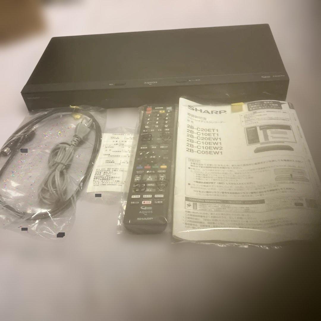 K*様 SHARP ブルーレイレコーダー 2B-C10EW1