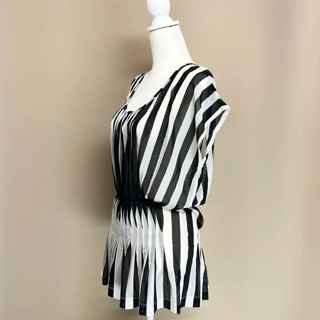 【miko】美品✨イッセイミヤケ プリーツチュニック カットソー