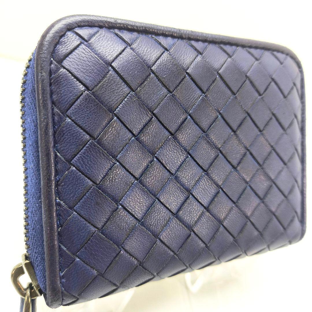 美品 ボッテガヴェネタ イントレチャート ケース ジッピー パース